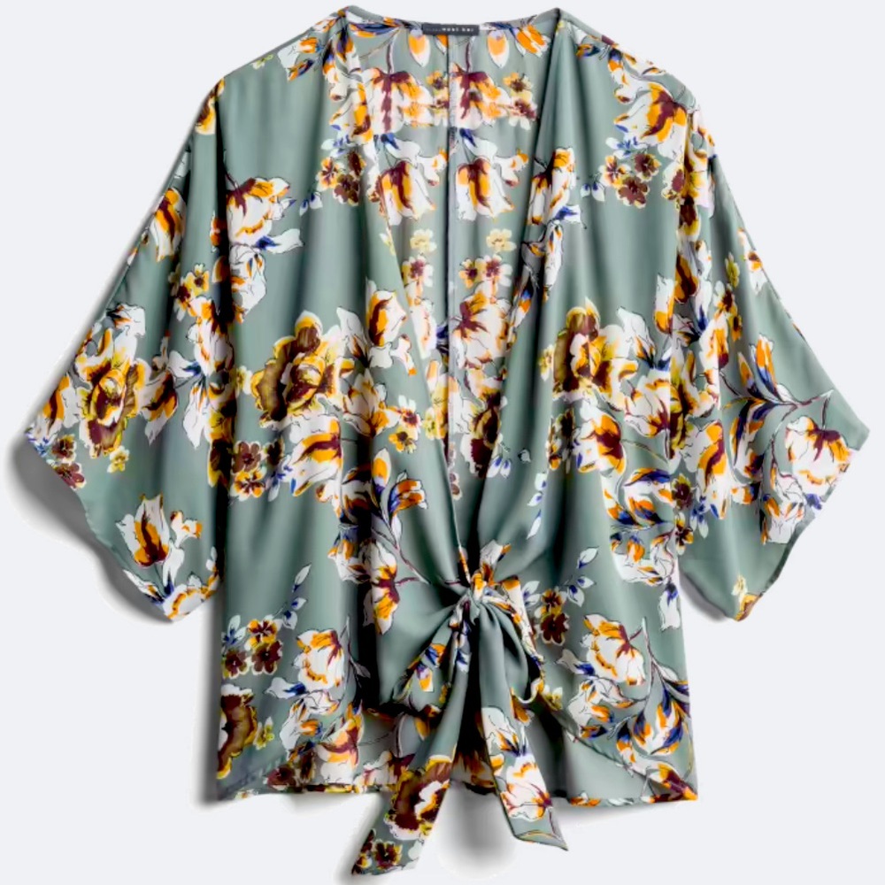 West Kei Costello Open Front Woven top